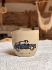 Ručne robená keramická šálka Porsche 911 | 80 ml