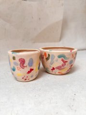 042 Ručne robená keramická šálka na cappuccino loft.7 | 175 ml