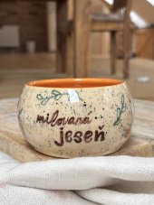 Latte šálka / mištička Milovaná Jeseň