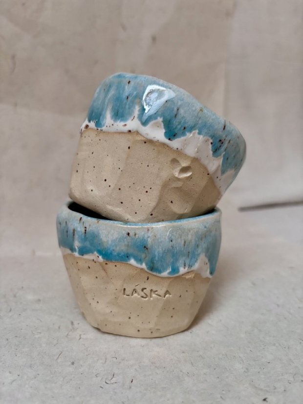 Ručne robená keramická šálka na cappuccino | 200 ml