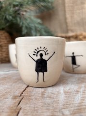 021 Ručne robená keramická šálka na lungo | espresso | loft.7 | 110 ml