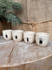 023 Ručne robená keramická šálka na lungo | espresso | loft.7 | 120 ml