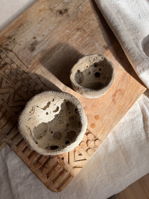 Set 2 ks dekoratívnych mištičiek "Mesačná krajina"