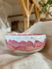 Ručne robená keramická raňajková miska "rosa" | 300 ml