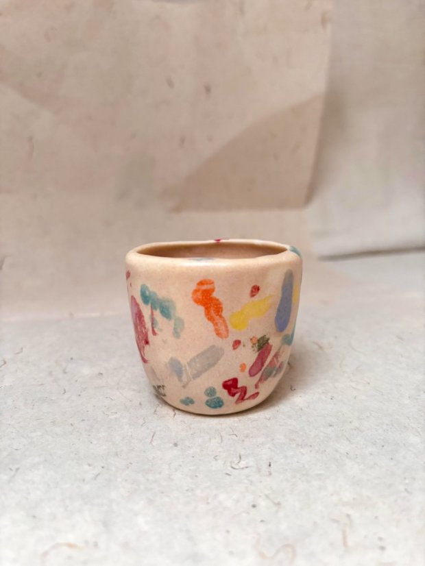 Ručne robená keramická šálka na lungo a espresso | 100 ml