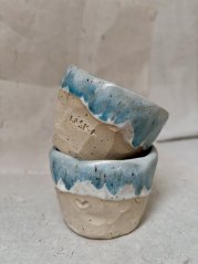 014 Ručne robená keramická šálka na cappuccino loft.7 | 200 ml