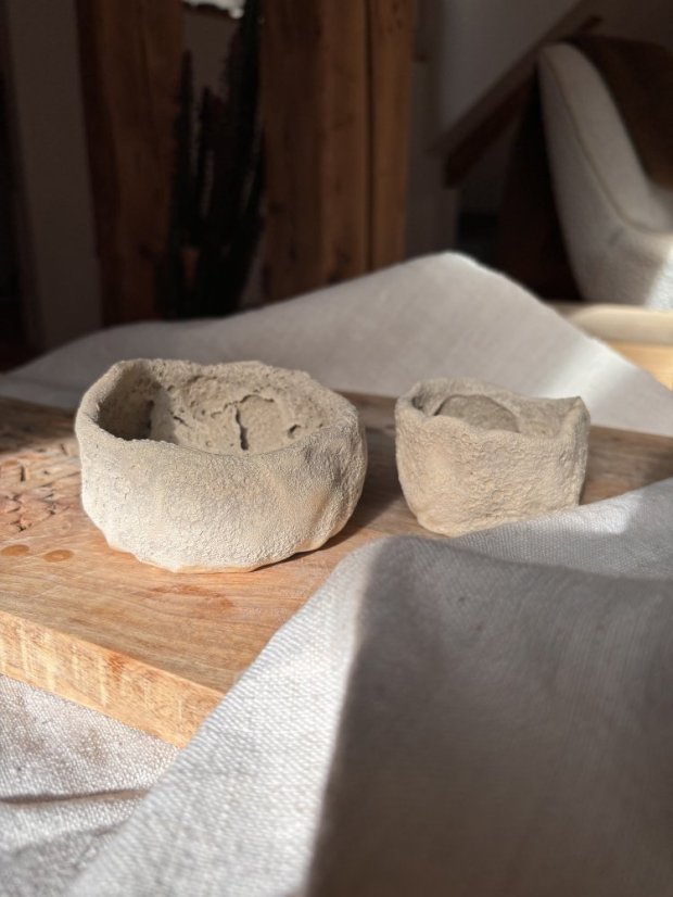 Set 2 ks dekoratívnych mištičiek "Mesačná krajina"