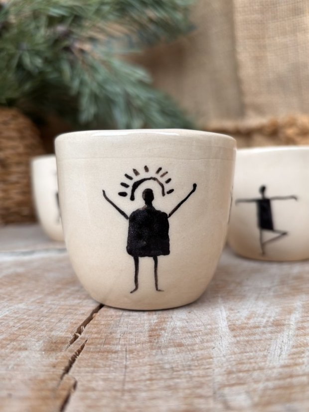 021 Ručne robená keramická šálka na lungo | espresso | loft.7 | 110 ml