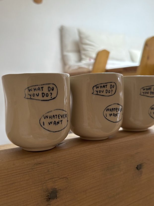 Hug Mug - What do you do? / Whatever I want