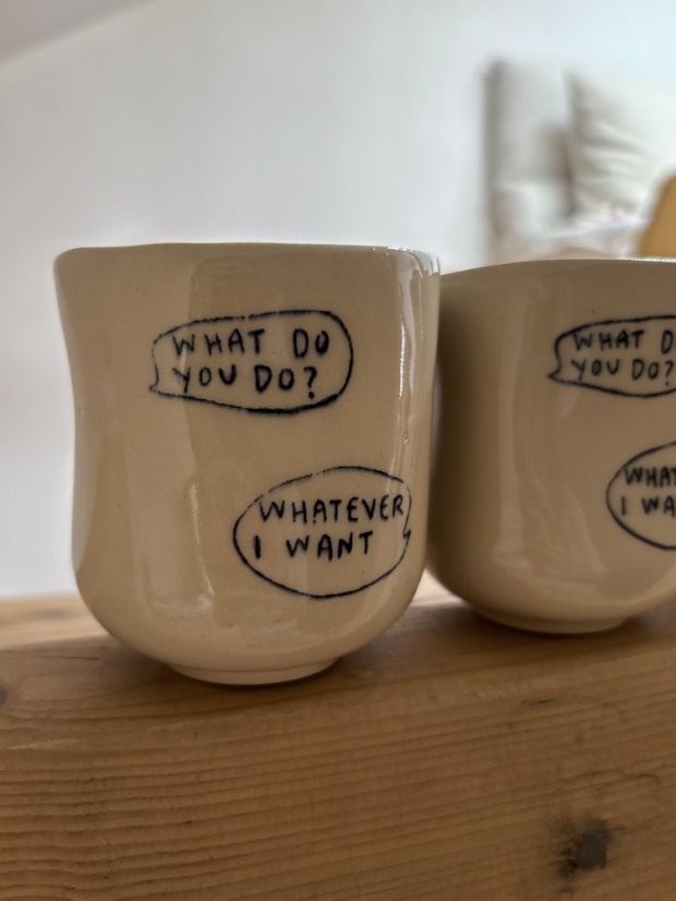 Hug Mug - What do you do? / Whatever I want