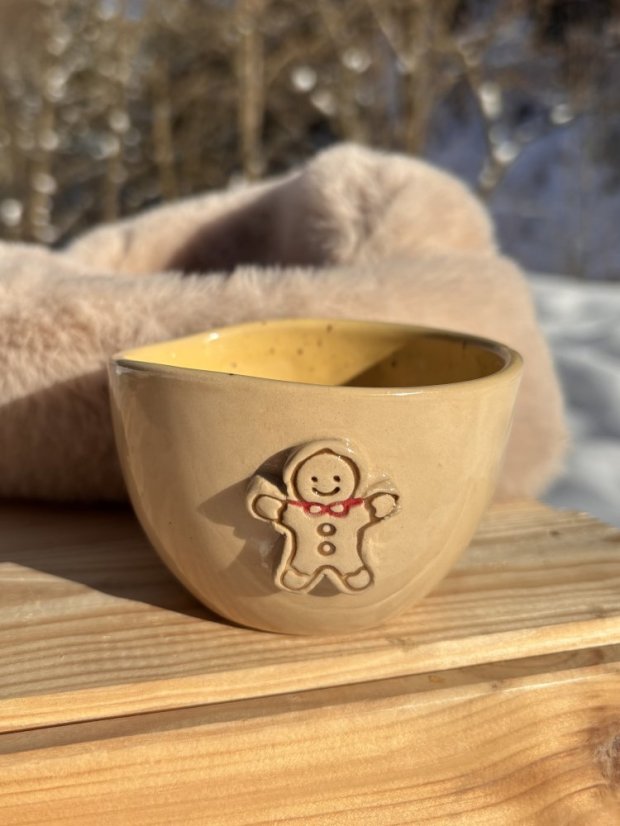 034 Ručne robená keramická šálka na cappuccino loft.7 | 175 ml