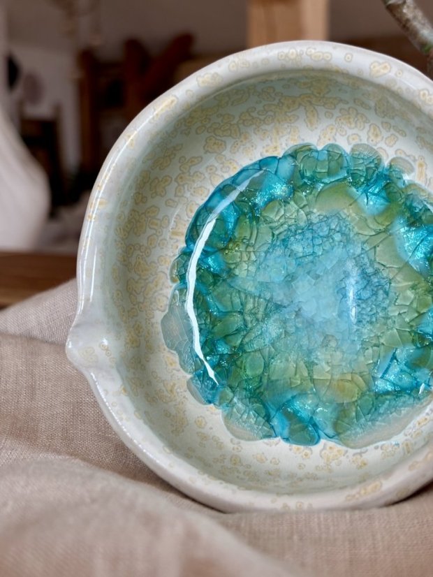 Ručne robená dekoračná miska „Ocean Soul“ | 11,5 cm