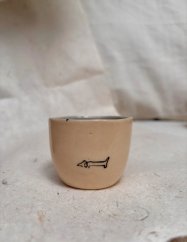 037 Ručne robená keramická šálka na espresso | loft.7 | 90 ml