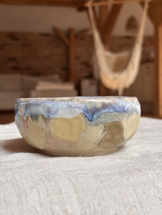 Miska na oriešky s osekanou glazúrou 280 ml