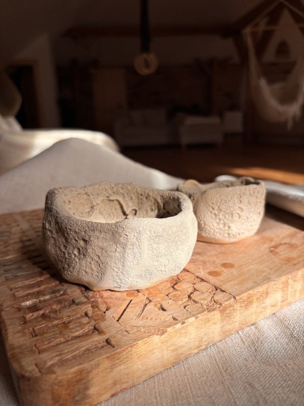 Set 2 ks dekoratívnych mištičiek "Mesačná krajina"