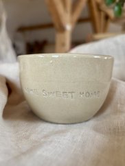 Ručne robená keramická šálka home sweet home | 175 ml