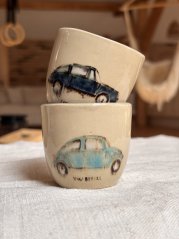 Ručne robená keramická šálka Porsche 911 | 80 ml