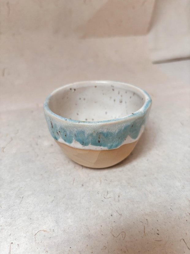 Ručne robená keramická šálka na cappuccino | 175 ml