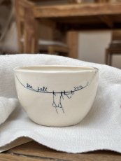 Keramická šálka na kapučko Sea Salt & Sun