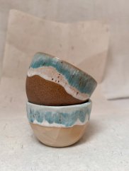 Ručne robená keramická šálka na cappuccino | 175 ml