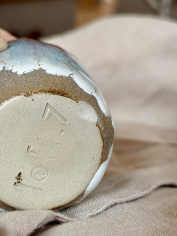 Ručne robená keramická šálka | 75 ml