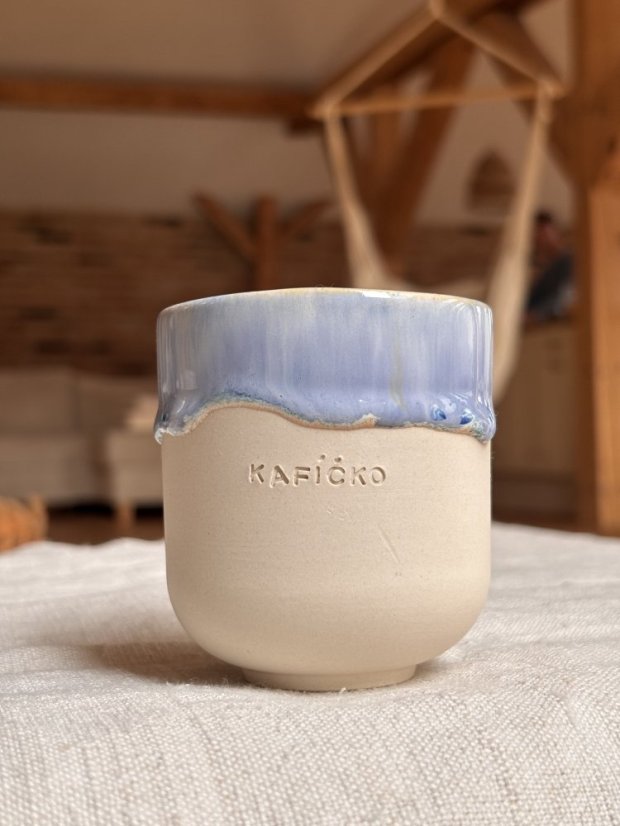 Ručne robená keramická šálka kafíčko | 200 ml