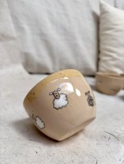 041 Ručne robená keramická šálka na cappuccino loft.7 | 175 ml