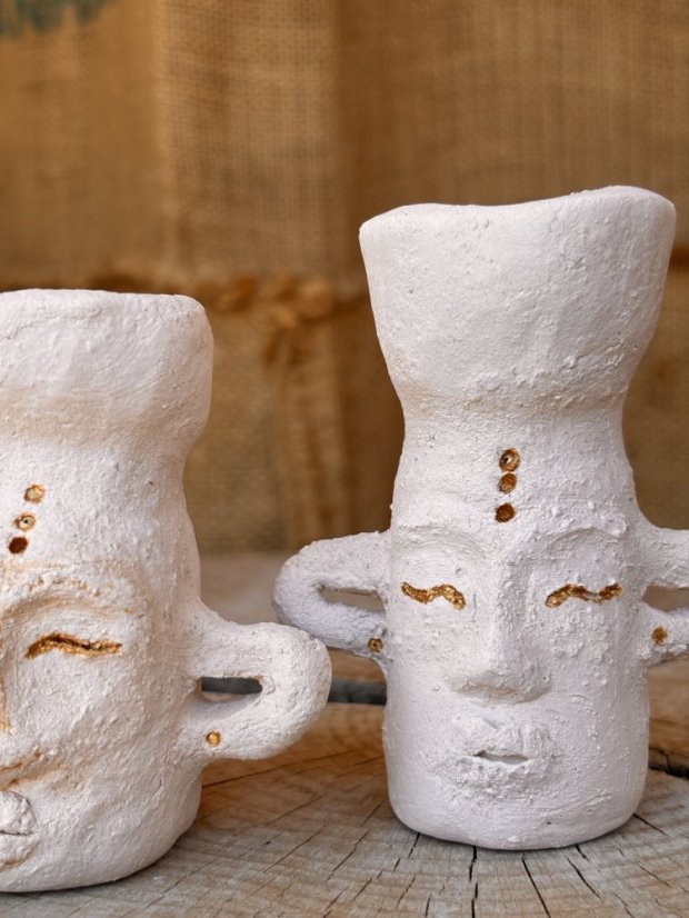 Set Etno svietničkov „Strážcovia“