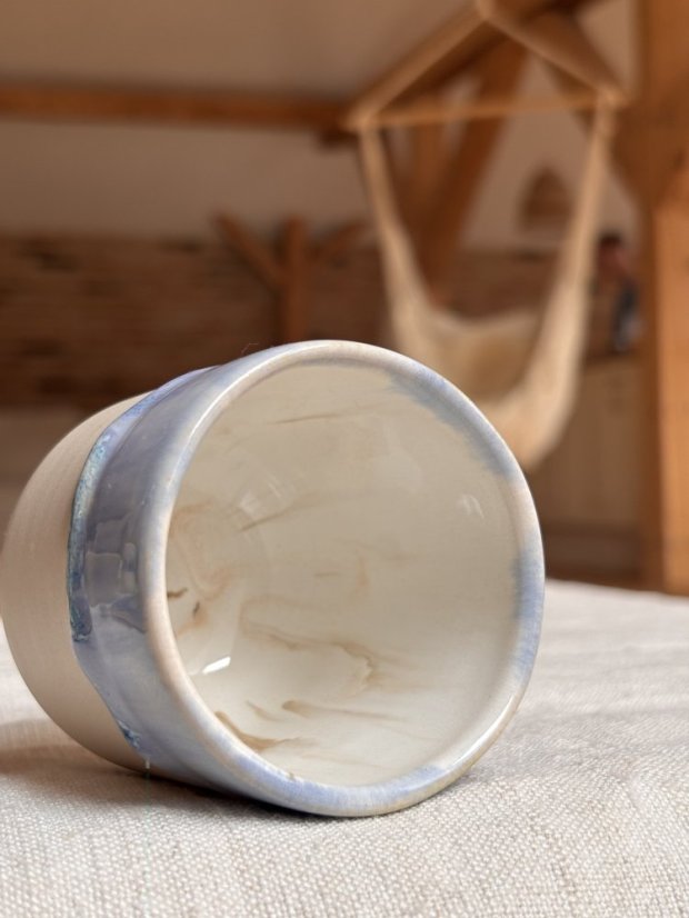 Ručne robená keramická šálka kafíčko | 200 ml